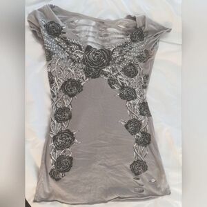 Affliction women's shirt circa 2008 size small